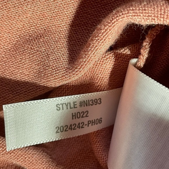 Madewell Plus Dreamiest Knit Long-Sleeve Tee Soft Pink dusty rose coral - Picture 8 of 10